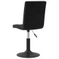 vidaXL Sillas de comedor giratorias 6 unidades terciopelo negro vidaXL Sillas de comedor giratorias 6 unidades terciopelo negro