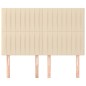 vidaXL Cabeceros 4 unidades tela color crema 72x5x78/88 cm vidaXL Cabeceros 4 unidades tela color crema 72x5x78/88 cm