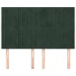 vidaXL Cabeceros 4 unidades terciopelo verde oscuro 72x5x78/88 cm vidaXL Cabeceros 4 unidades terciopelo verde oscuro 72x5x78/88 cm