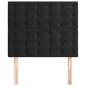 vidaXL Cabeceros 2 unidades de terciopelo negro 80x5x78/88 cm vidaXL Cabeceros 2 unidades de terciopelo negro 80x5x78/88 cm
