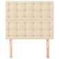 vidaXL Cabeceros 2 unidades de tela color crema 80x5x78/88 cm vidaXL Cabeceros 2 unidades de tela color crema 80x5x78/88 cm