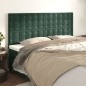 vidaXL Cabeceros 4 unidades de terciopelo verde oscuro 90x5x78/88 cm vidaXL Cabeceros 4 unidades de terciopelo verde oscuro 90x5x78/88 cm