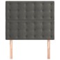vidaXL Cabeceros 2 unidades de terciopelo gris oscuro 90x5x78/88 cm vidaXL Cabeceros 2 unidades de terciopelo gris oscuro 90x5x78/88 cm