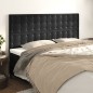 vidaXL Cabeceros 4 unidades de terciopelo negro 100x5x78/88 cm vidaXL Cabeceros 4 unidades de terciopelo negro 100x5x78/88 cm