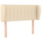 vidaXL Cabecero de tela color crema 93x23x78/88 cm vidaXL Cabecero de tela color crema 93x23x78/88 cm