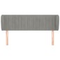vidaXL Cabecero de terciopelo gris claro 147x23x78/88 cm vidaXL Cabecero de terciopelo gris claro 147x23x78/88 cm