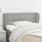 vidaXL Cabecero de tela gris claro 103x23x78/88 cm vidaXL Cabecero de tela gris claro 103x23x78/88 cm