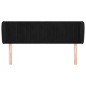 vidaXL Cabecero de terciopelo negro 147x23x78/88 cm vidaXL Cabecero de terciopelo negro 147x23x78/88 cm