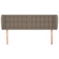 vidaXL Cabecero de tela gris taupe 147x23x78/88 cm vidaXL Cabecero de tela gris taupe 147x23x78/88 cm