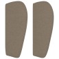 vidaXL Cabecero de tela gris taupe 203x23x78/88 cm vidaXL Cabecero de tela gris taupe 203x23x78/88 cm