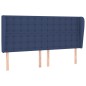 vidaXL Cabecero con orejas de tela azul 183x23x118/128 cm vidaXL Cabecero con orejas de tela azul 183x23x118/128 cm