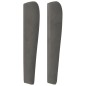 vidaXL Cabecero con orejas de terciopelo gris oscuro 93x23x118/128 cm vidaXL Cabecero con orejas de terciopelo gris oscuro 93x23x118/128 cm