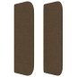 vidaXL Cabecero de tela marrón oscuro 83x16x78/88 cm vidaXL Cabecero de tela marrón oscuro 83x16x78/88 cm