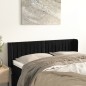 vidaXL Cabecero de terciopelo negro 147x16x78/88 cm vidaXL Cabecero de terciopelo negro 147x16x78/88 cm