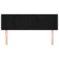 vidaXL Cabecero de terciopelo negro 147x16x78/88 cm vidaXL Cabecero de terciopelo negro 147x16x78/88 cm