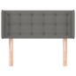 vidaXL Cabecero de tela gris oscuro 103x16x78/88 cm vidaXL Cabecero de tela gris oscuro 103x16x78/88 cm