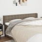 vidaXL Cabecero de tela gris taupe 183x16x78/88 cm vidaXL Cabecero de tela gris taupe 183x16x78/88 cm