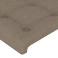 vidaXL Cabecero de tela gris taupe 183x16x78/88 cm vidaXL Cabecero de tela gris taupe 183x16x78/88 cm
