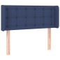 vidaXL Cabecero de tela azul 103x16x78/88 cm vidaXL Cabecero de tela azul 103x16x78/88 cm