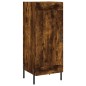 vidaXL Aparador de madera contrachapada roble ahumado 34,5x34x180 cm vidaXL Aparador de madera contrachapada roble ahumado 34,5x34x180 cm