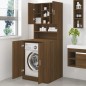 vidaXL Armario de lavadora madera contrachapada color roble marrón vidaXL Armario de lavadora madera contrachapada color roble marrón