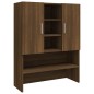 vidaXL Armario de lavadora madera contrachapada color roble marrón vidaXL Armario de lavadora madera contrachapada color roble marrón