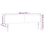 vidaXL Cabecero con LED de terciopelo verde oscuro 180x5x78/88 cm vidaXL Cabecero con LED de terciopelo verde oscuro 180x5x78/88 cm