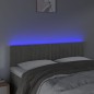 vidaXL Cabecero con LED de terciopelo gris claro 144x5x78/88 cm vidaXL Cabecero con LED de terciopelo gris claro 144x5x78/88 cm