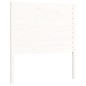 vidaXL Estructura de cama individual con cabecero madera maciza blanco vidaXL Estructura de cama individual con cabecero madera maciza blanco