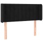 vidaXL Cabecero con LED de terciopelo negro 103x16x78/88 cm vidaXL Cabecero con LED de terciopelo negro 103x16x78/88 cm