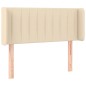 vidaXL Cabecero con LED de tela crema 93x16x78/88 cm vidaXL Cabecero con LED de tela crema 93x16x78/88 cm