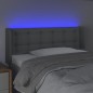 vidaXL Cabecero con LED de tela gris claro 103x16x78/88 cm vidaXL Cabecero con LED de tela gris claro 103x16x78/88 cm