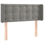 vidaXL Cabecero con LED de terciopelo gris claro 93x16x78/88 cm vidaXL Cabecero con LED de terciopelo gris claro 93x16x78/88 cm