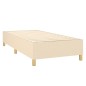 vidaXL Cama box spring con colchón tela color crema 90x200 cm vidaXL Cama box spring con colchón tela color crema 90x200 cm