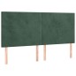 vidaXL Cama box spring con colchón terciopelo verde oscuro 180x200 cm vidaXL Cama box spring con colchón terciopelo verde oscuro 180x200 cm