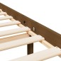 vidaXL Cama personas mayores cabecero madera marrón miel 140x200 cm vidaXL Cama personas mayores cabecero madera marrón miel 140x200 cm