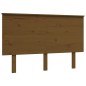 vidaXL Cama personas mayores cabecero madera marrón miel 140x190 cm vidaXL Cama personas mayores cabecero madera marrón miel 140x190 cm
