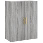 vidaXL Aparador alto madera contrachapada gris sonoma 69,5x34x180 cm vidaXL Aparador alto madera contrachapada gris sonoma 69,5x34x180 cm
