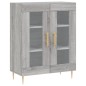 vidaXL Aparador alto madera contrachapada gris sonoma 69,5x34x180 cm vidaXL Aparador alto madera contrachapada gris sonoma 69,5x34x180 cm