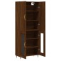 vidaXL Aparador alto madera contrachapada marrón roble 69,5x34x180 cm vidaXL Aparador alto madera contrachapada marrón roble 69,5x34x180 cm