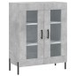 vidaXL Aparador alto madera contrachapada gris hormigón 69,5x34x180 cm vidaXL Aparador alto madera contrachapada gris hormigón 69,5x34x180 cm