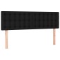 vidaXL Cama box spring con colchón tela negro 140x200 cm vidaXL Cama box spring con colchón tela negro 140x200 cm