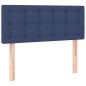 vidaXL Cama box spring con colchón tela azul 120x200 cm vidaXL Cama box spring con colchón tela azul 120x200 cm