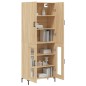 vidaXL Aparador alto madera contrachapada color roble 69,5x34x180 cm vidaXL Aparador alto madera contrachapada color roble 69,5x34x180 cm
