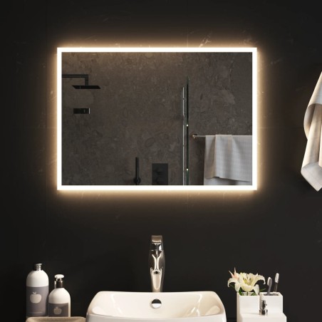 vidaXL Espejo de baño con LED 50x70 cm
