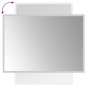 vidaXL Espejo de baño con LED 50x70 cm vidaXL Espejo de baño con LED 50x70 cm