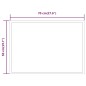 vidaXL Espejo de baño con LED 50x70 cm vidaXL Espejo de baño con LED 50x70 cm