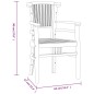 vidaXL Juego de comedor para jardín 5 piezas madera maciza de teca vidaXL Juego de comedor para jardín 5 piezas madera maciza de teca