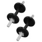 vidaXL Juego de barras y mancuernas con discos 60 kg hierro fundido vidaXL Juego de barras y mancuernas con discos 60 kg hierro fundido