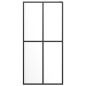 vidaXL Mampara ducha con estante vidrio ESG y aluminio negro 80x195 cm vidaXL Mampara ducha con estante vidrio ESG y aluminio negro 80x195 cm